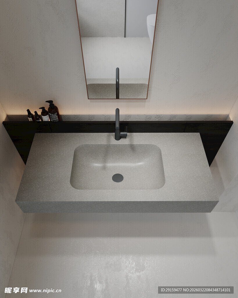现代简约风格洗手台设计
