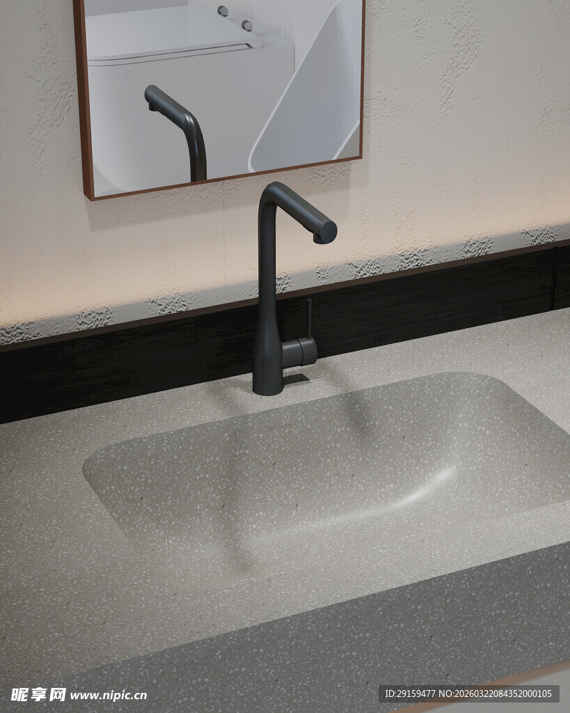 现代简约风格洗手台