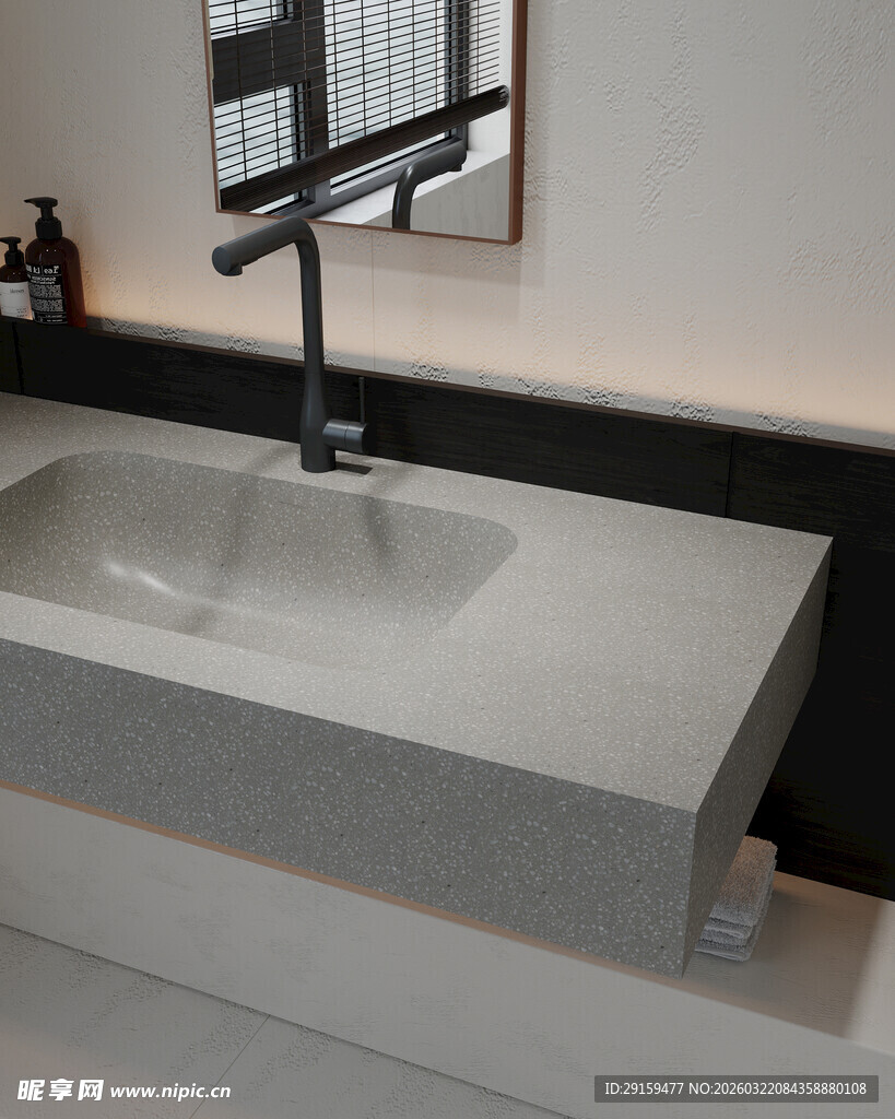 现代简约风格洗手台设计