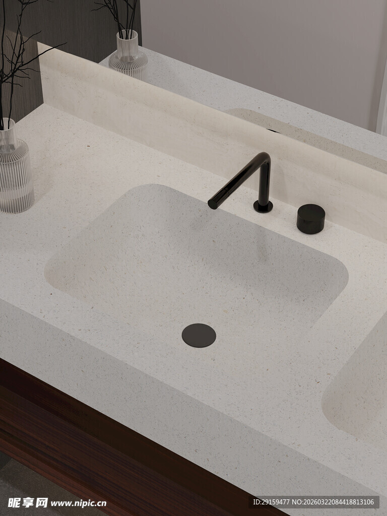 现代简约风格洗手台