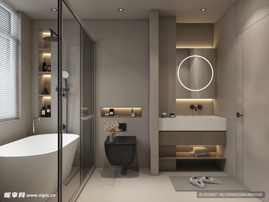 现代简约风时尚浴室空间