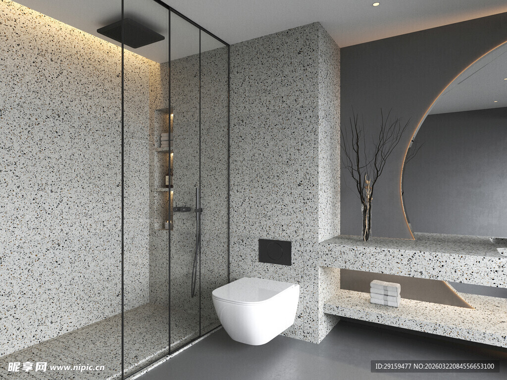 现代简约风卫生间设计