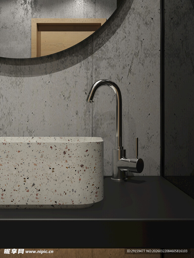 现代简约风洗手台设计