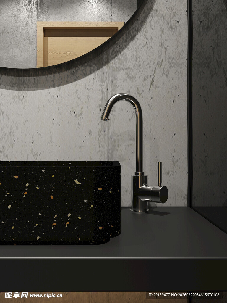 现代简约风洗手台设计