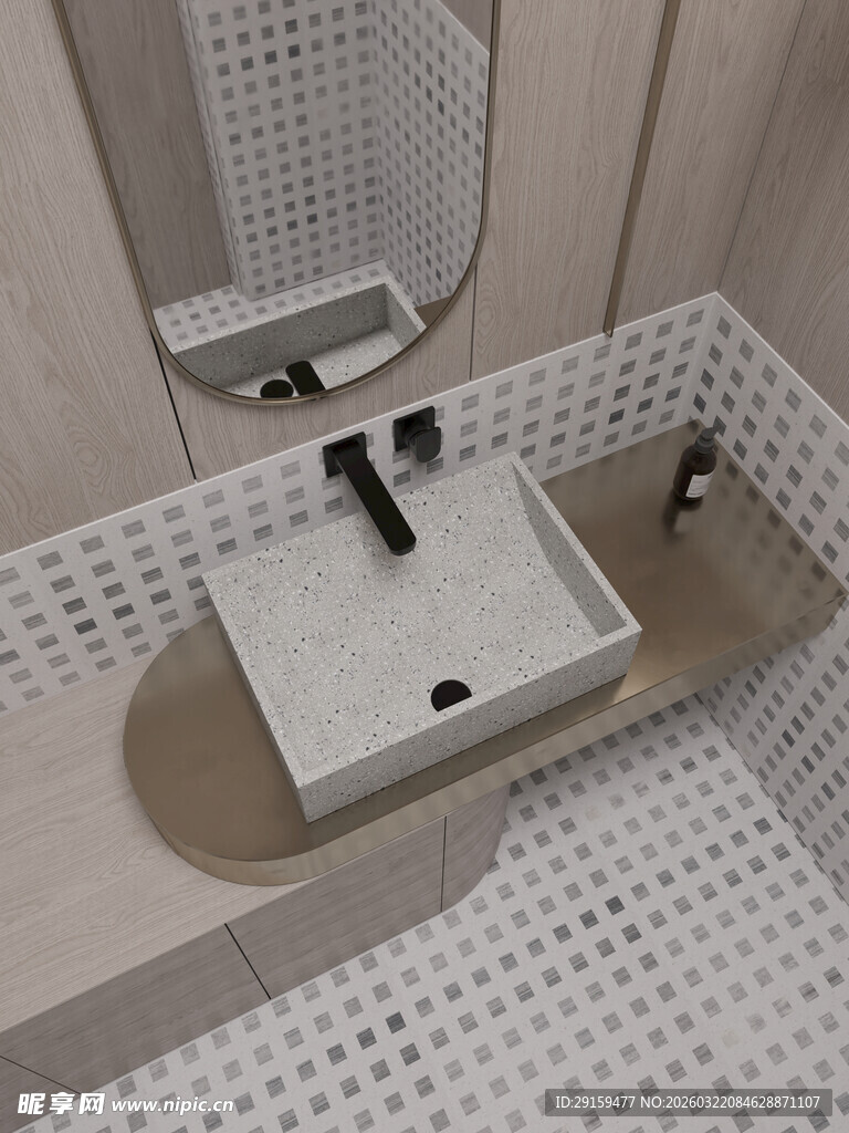 现代简约风洗手台设计