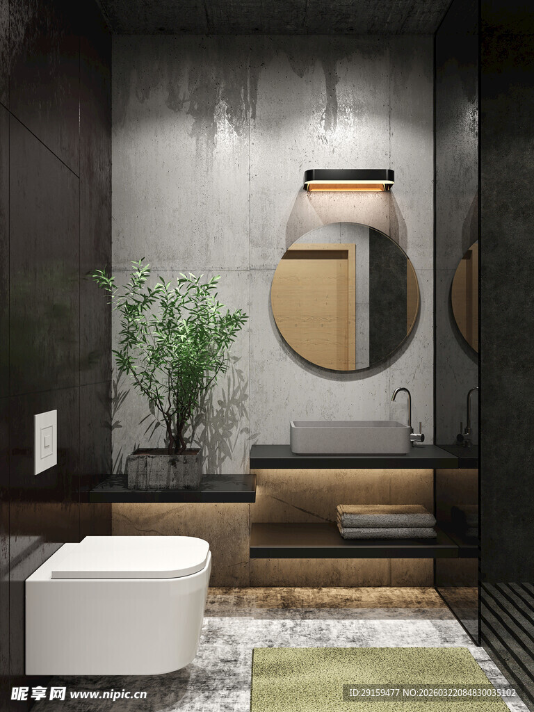 现代简约风浴室设计