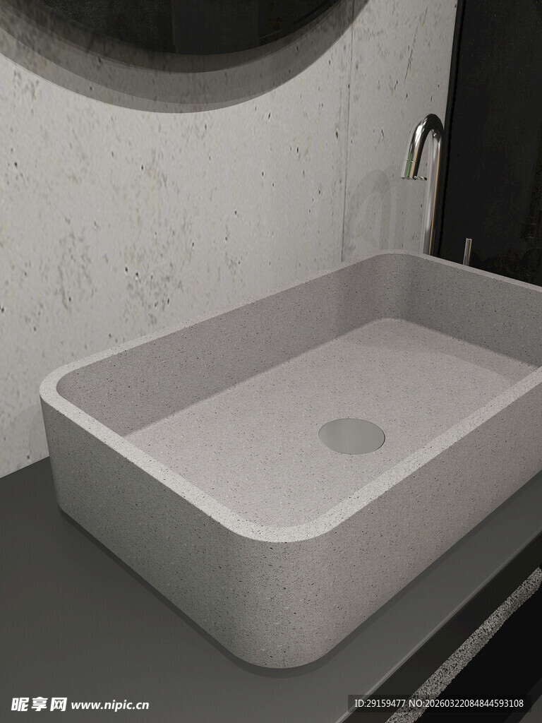 现代简约风格洗手盆