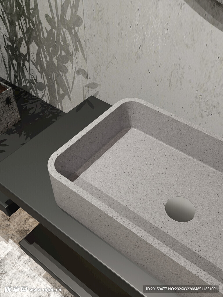 现代简约风格洗手盆设计