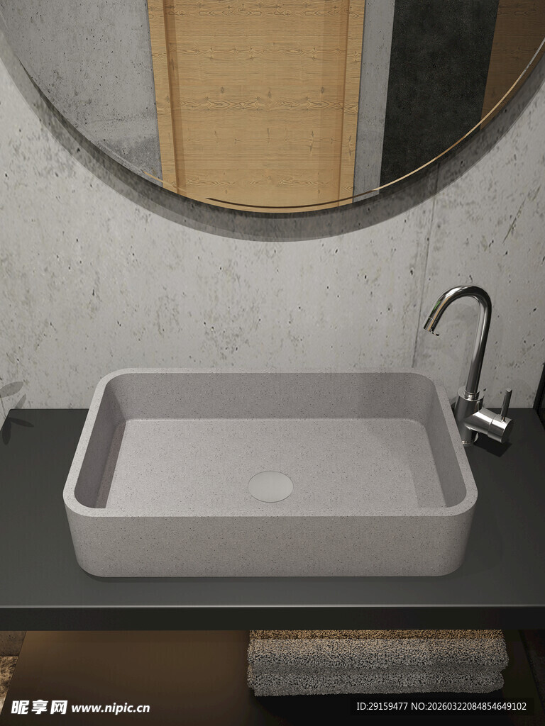 现代简约风格洗手台设计