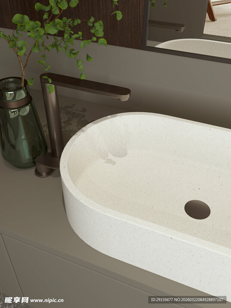 现代简约风格洗手盆