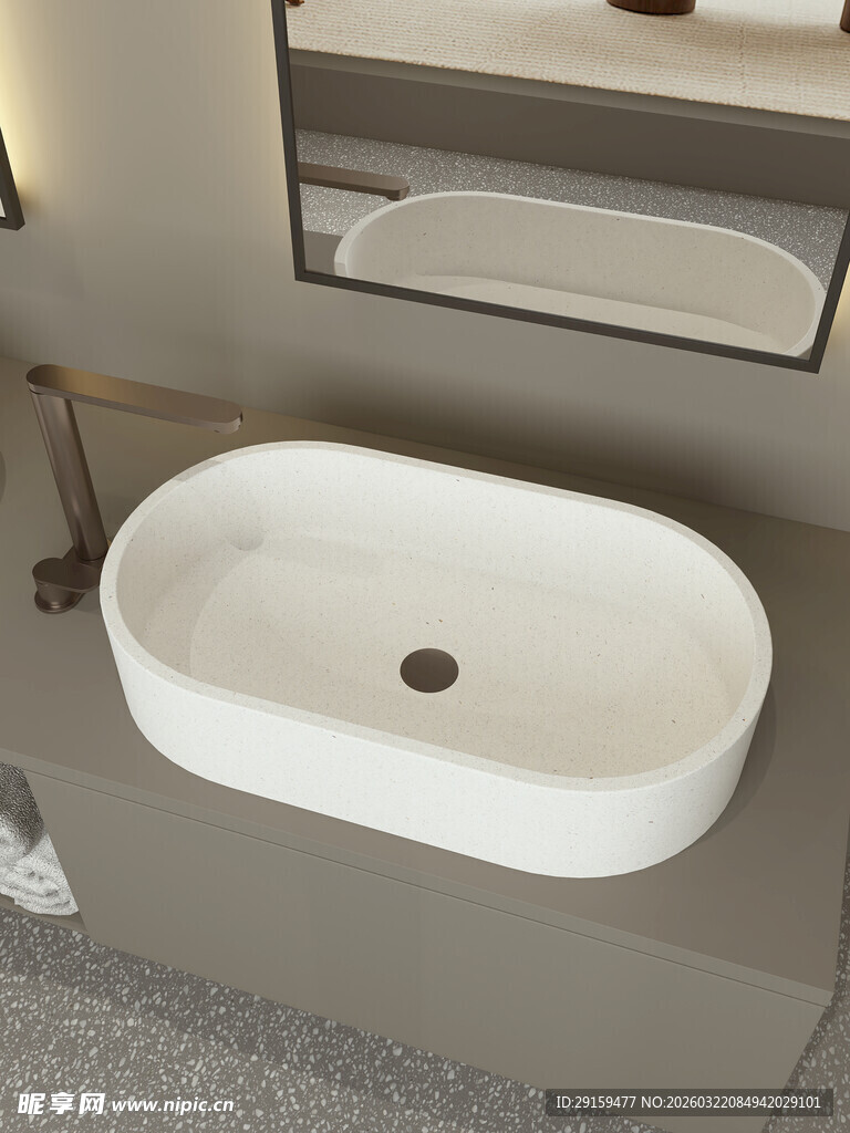 现代简约风格洗手盆