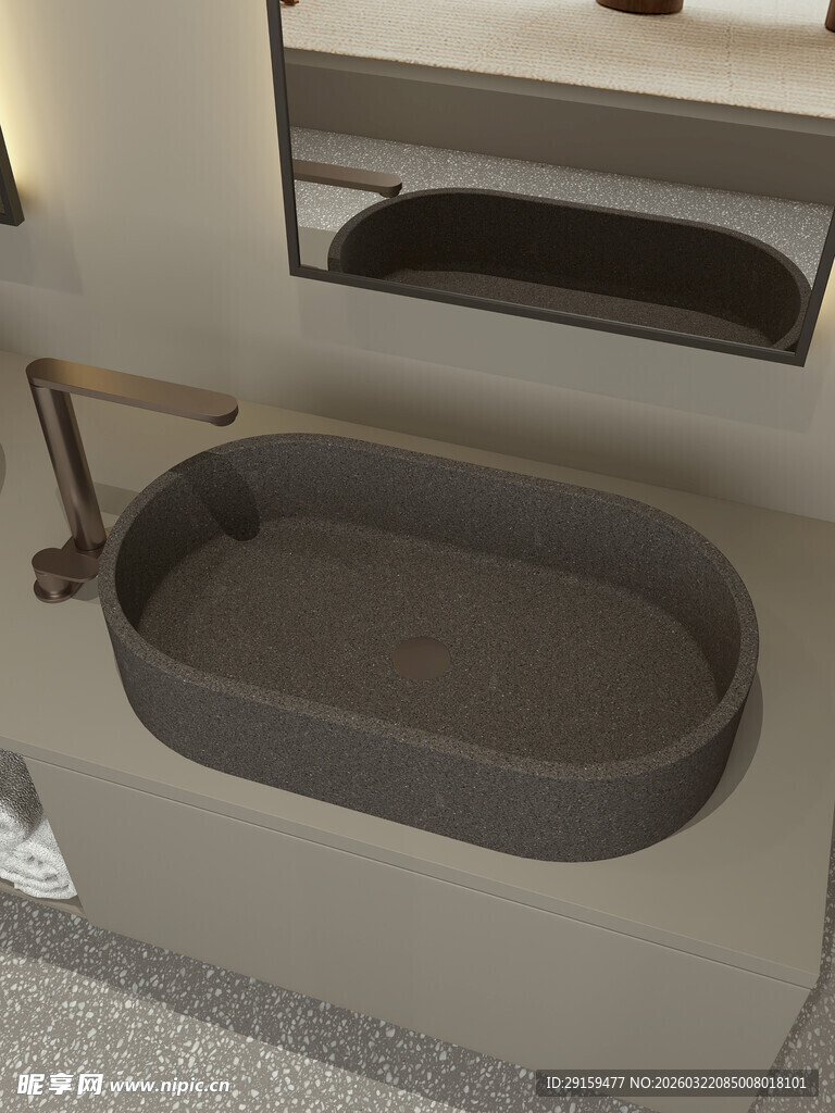 现代简约风格洗手盆设计