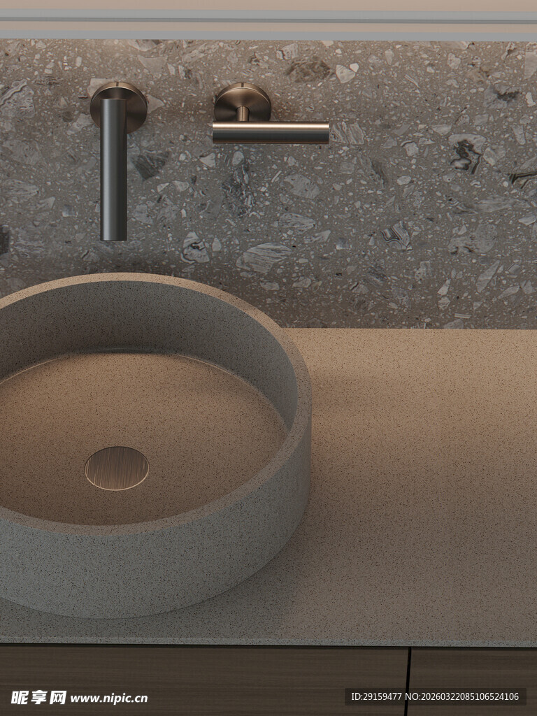 现代简约风格洗手盆设计