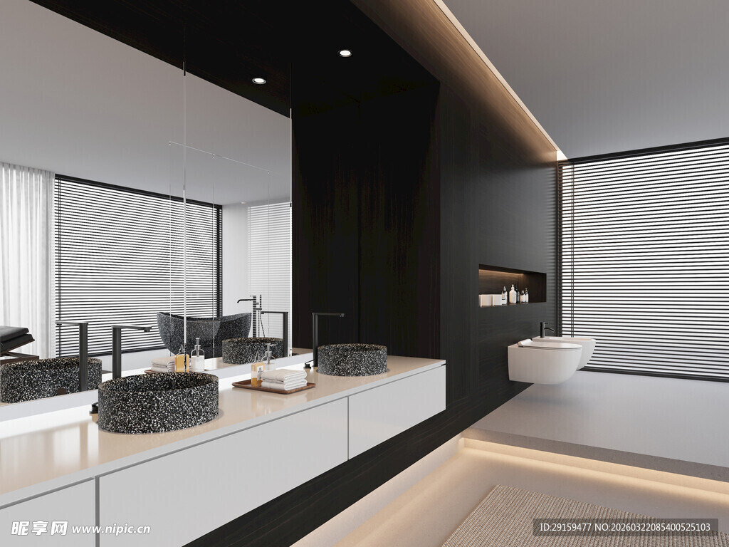 现代简约风格浴室设计