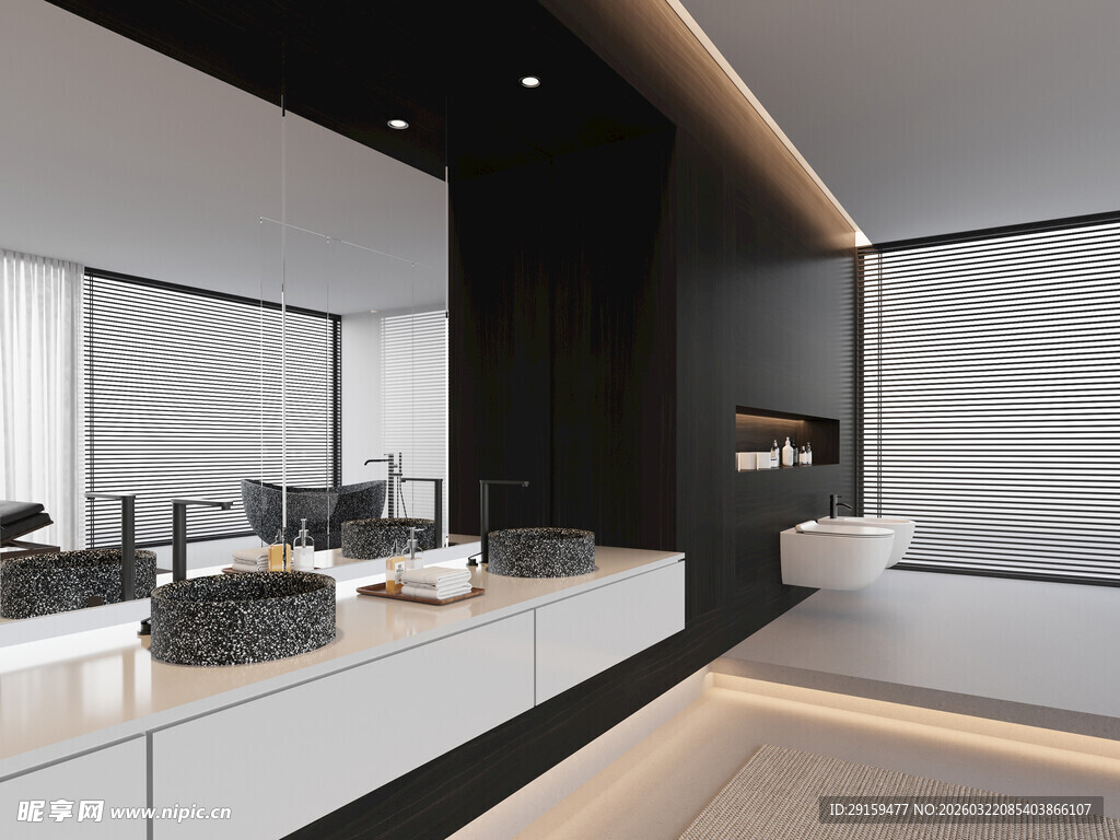 现代简约风格浴室空间