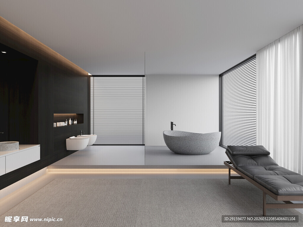 现代简约风卧室空间设计