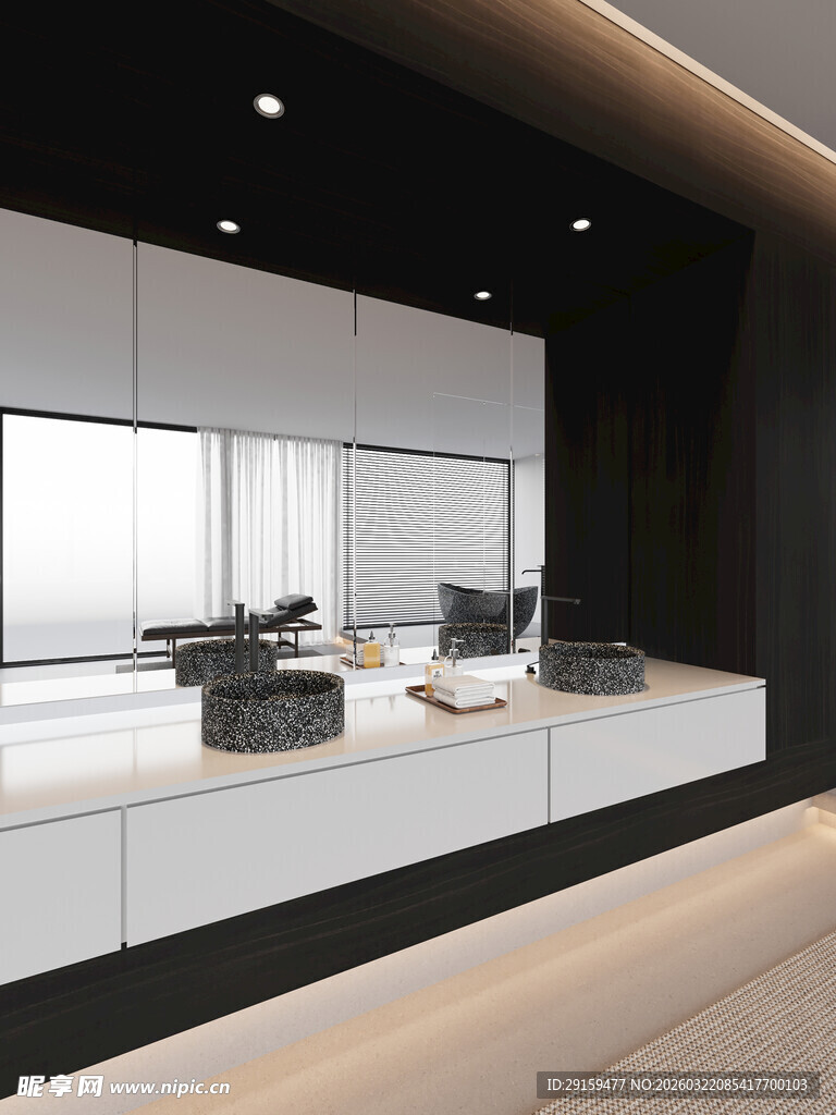 现代简约风格的开放式厨房