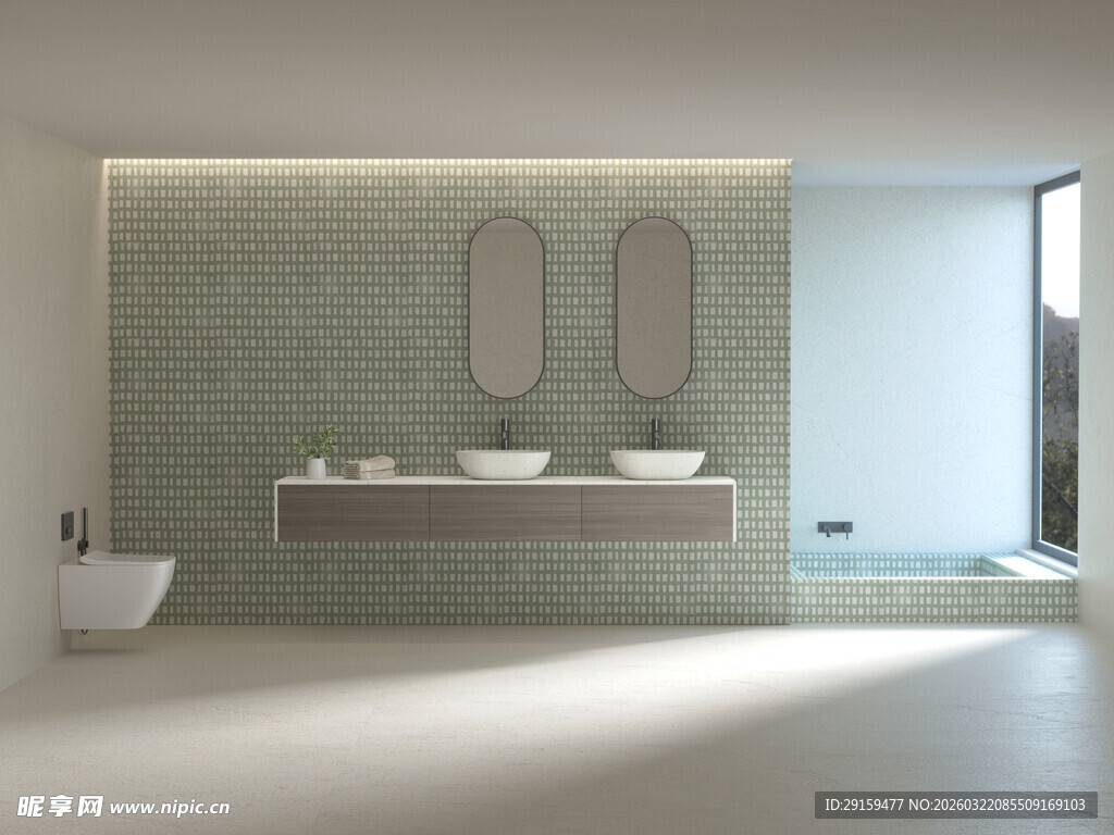 现代简约风格浴室设计