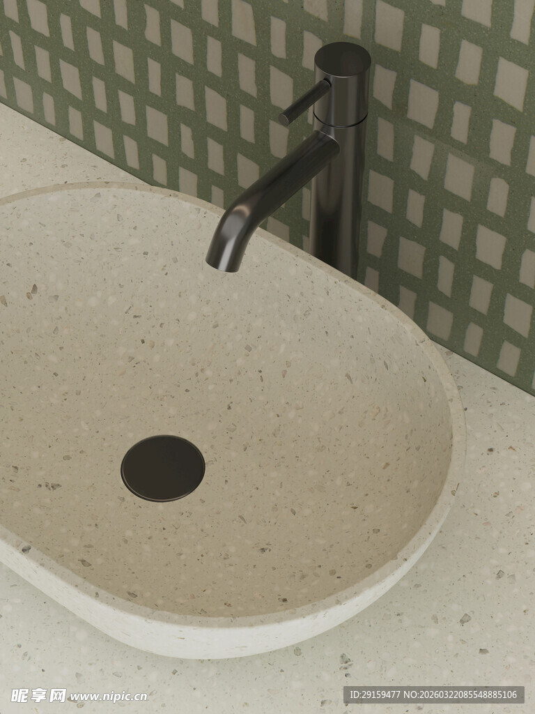 现代简约风格洗手盆