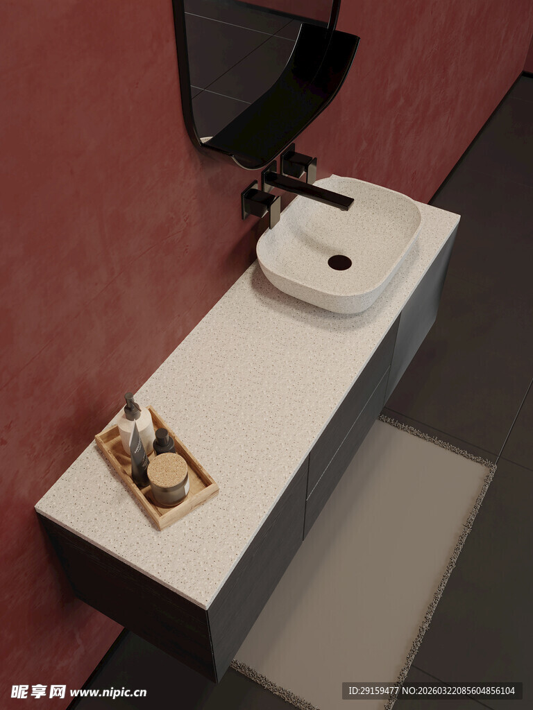 现代简约洗手台设计展示