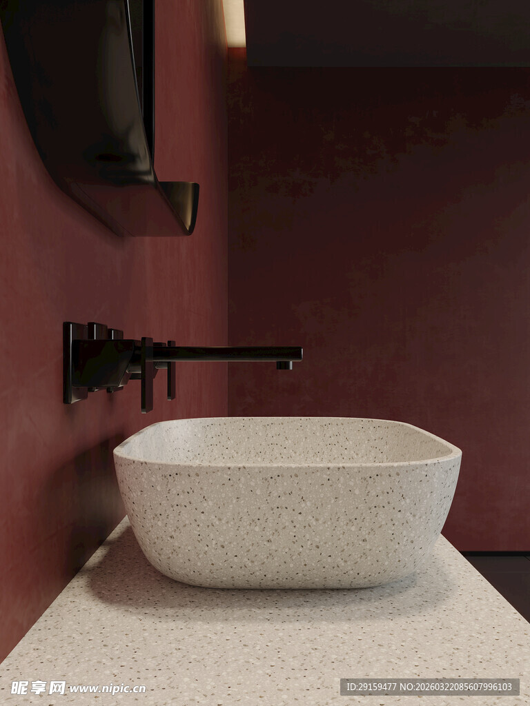 现代简约风格洗手盆设计