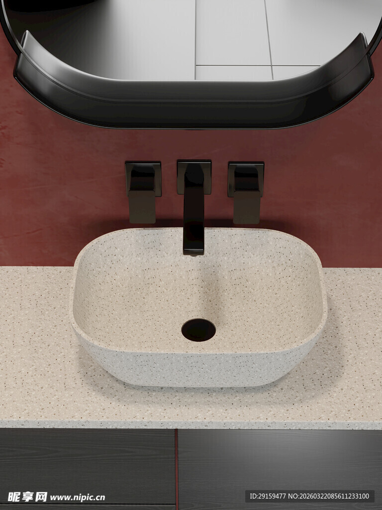 现代简约风格洗手盆设计