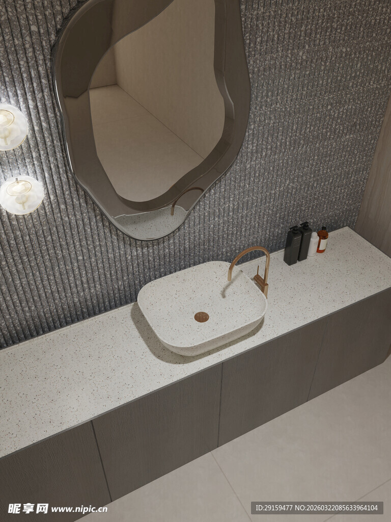 现代简约风格洗手台设计