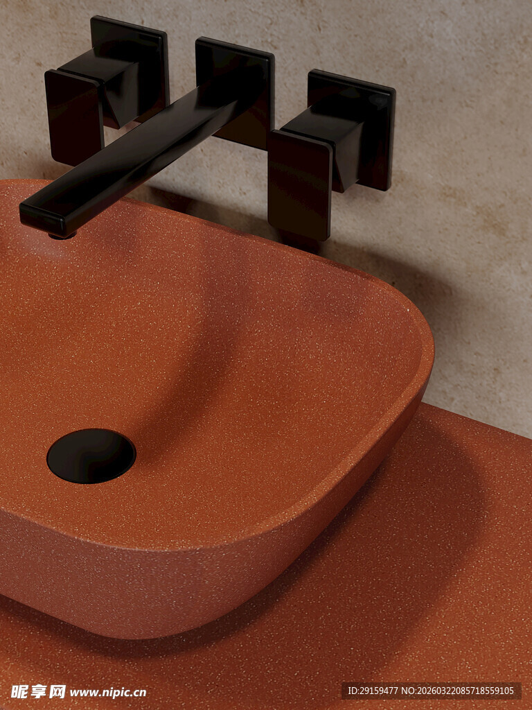 复古风格陶瓷洗手盆