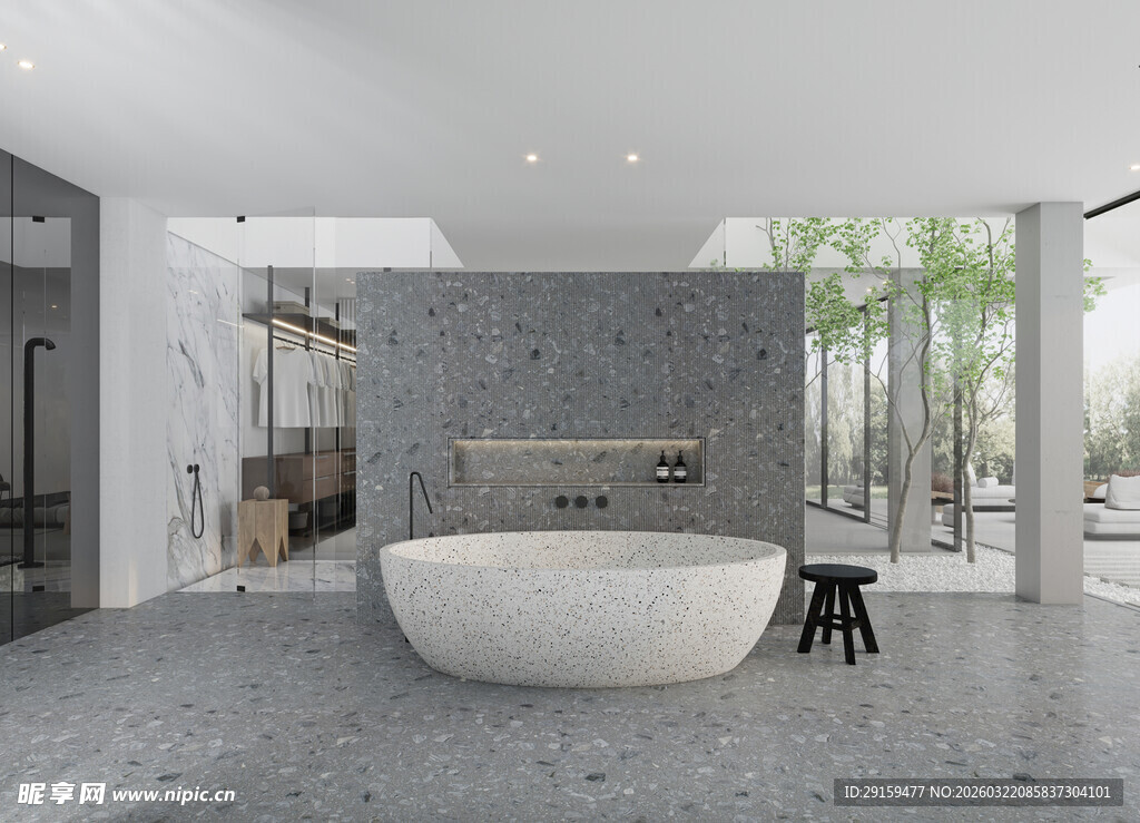 现代简约风浴室设计