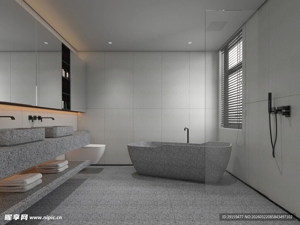 现代简约风浴室空间设计