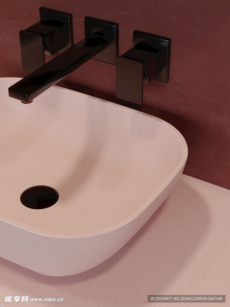 现代简约风格台上洗手盆