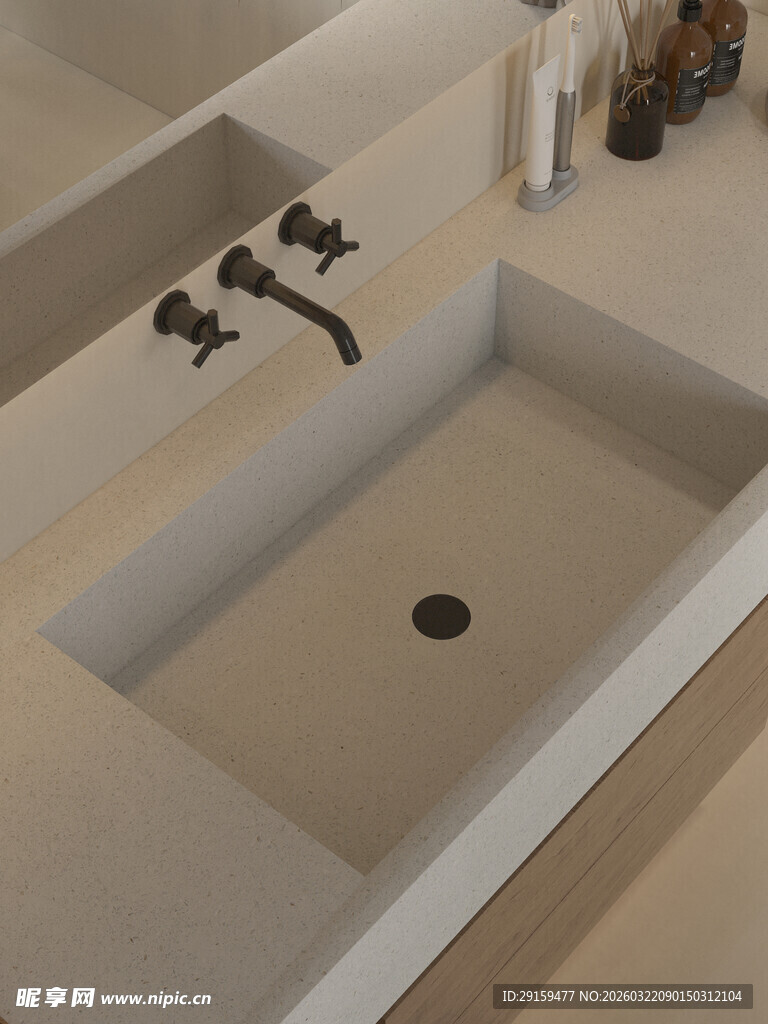 现代简约风格洗手台设计