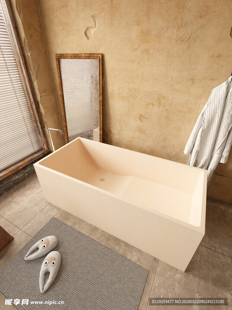 简约风格独立式浴缸展示