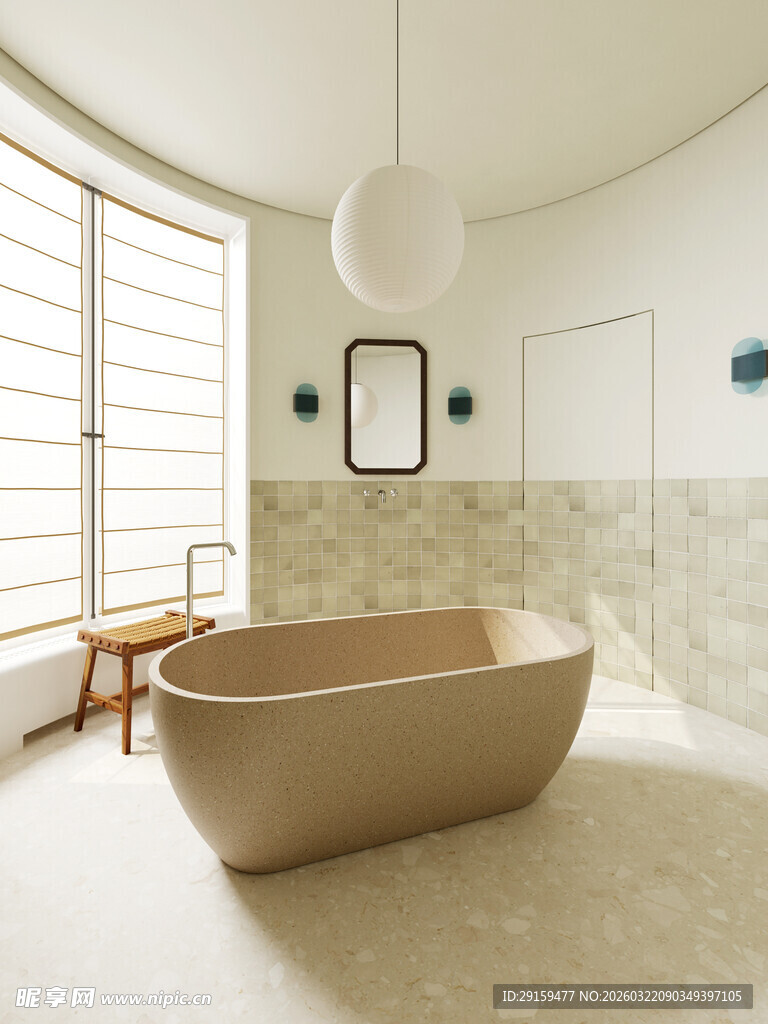 简约现代风格的优雅浴室