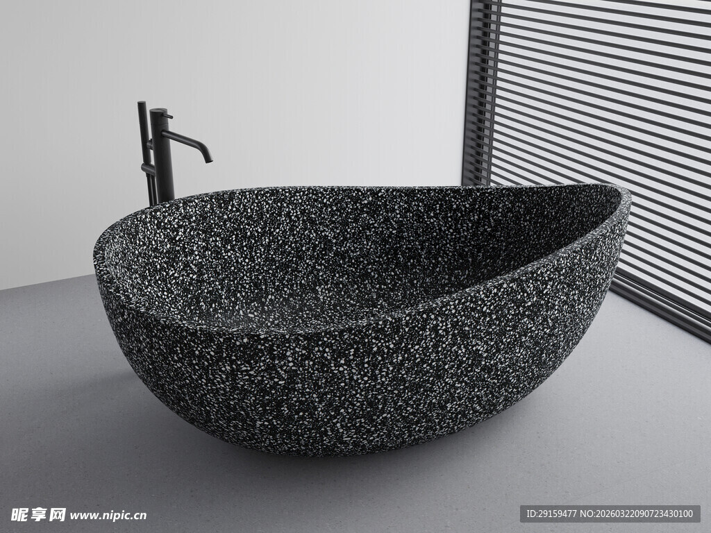 现代风格石质洗手盆