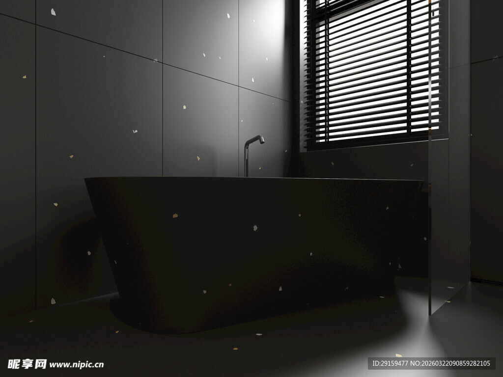 现代简约风格的浴室空间