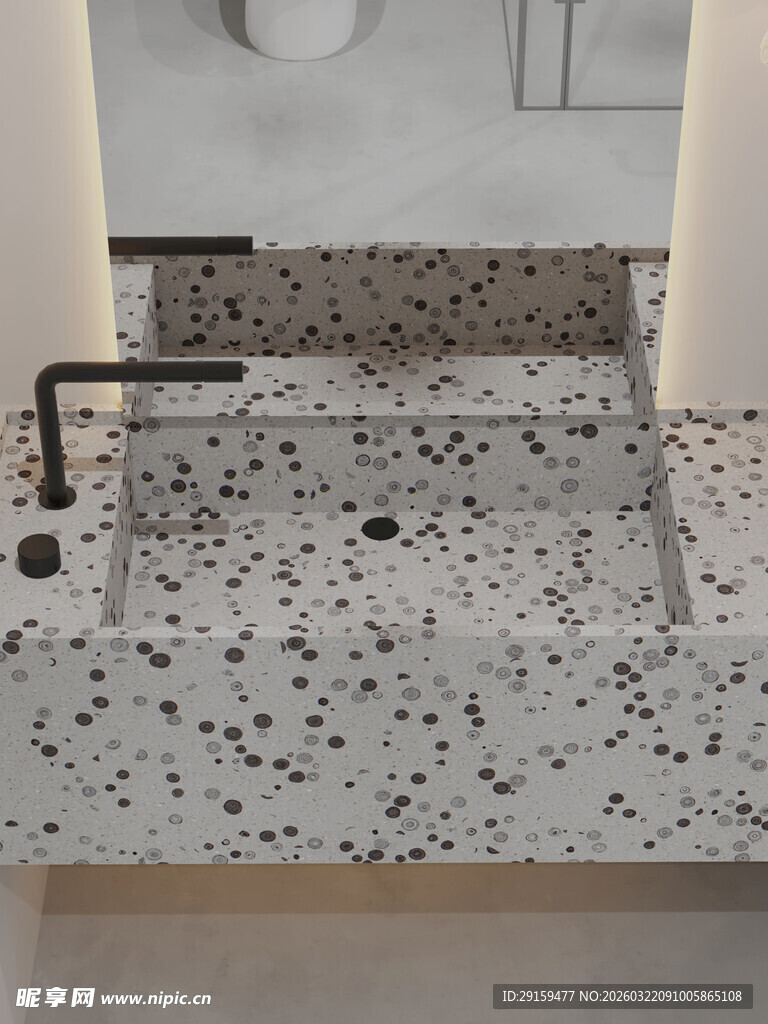 水磨石洗手台设计展示