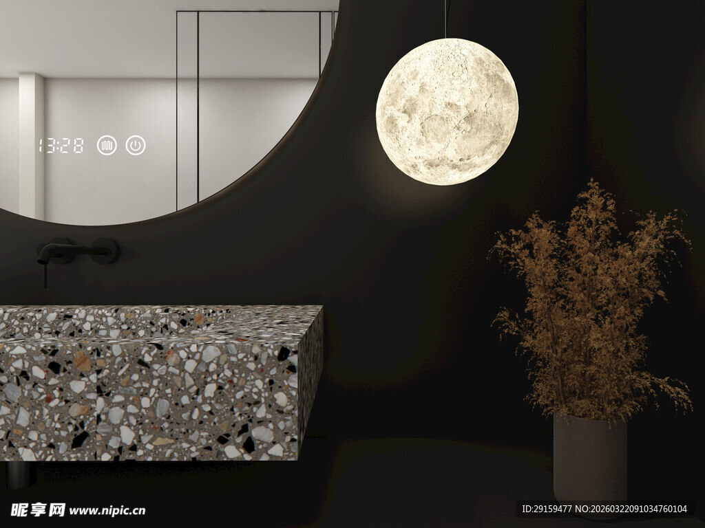 现代简约风室内装饰一角