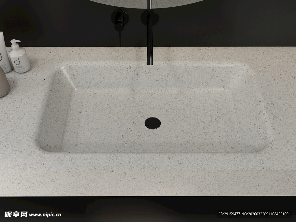 现代简约风格洗手台