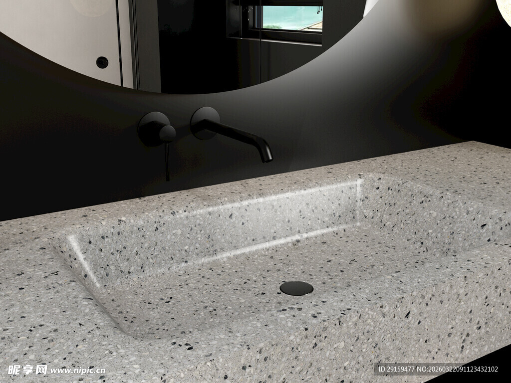 现代简约风格洗手台