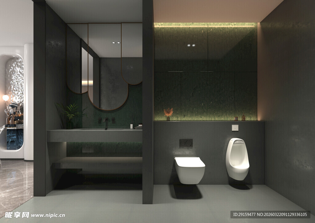 现代简约风卫生间设计