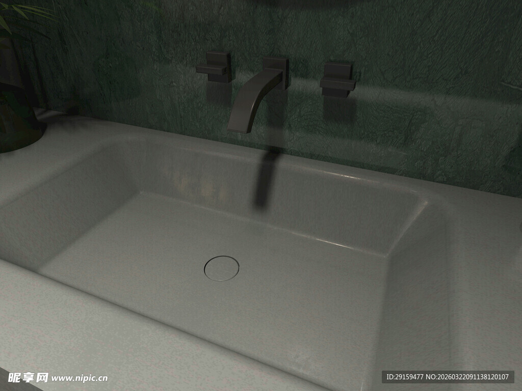 现代简约风格洗手池
