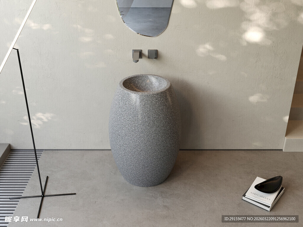 现代简约风格陶瓷洗手盆