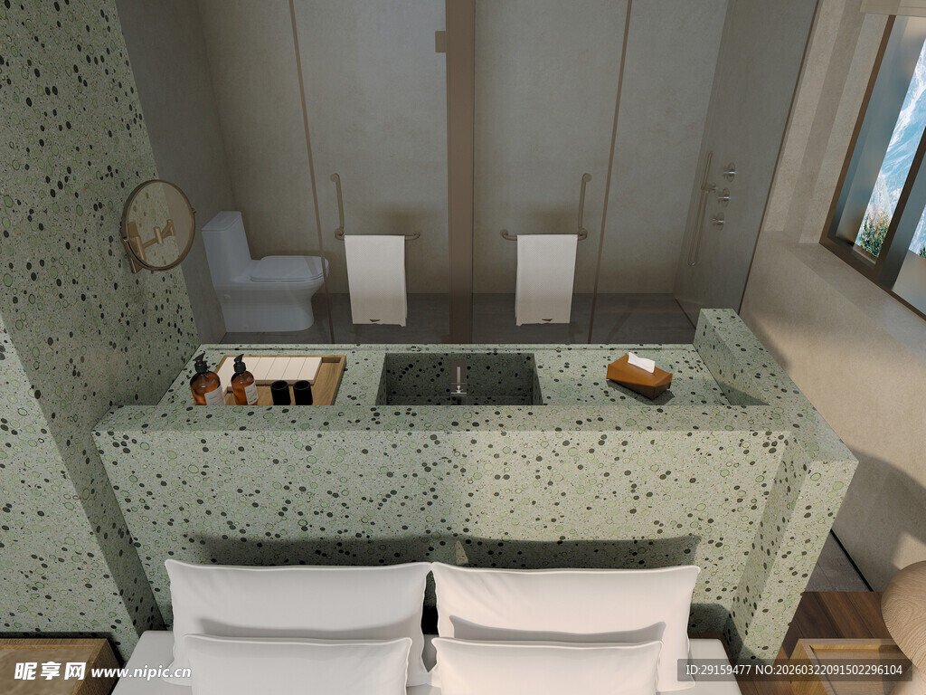 现代简约风格厨房岛台设计