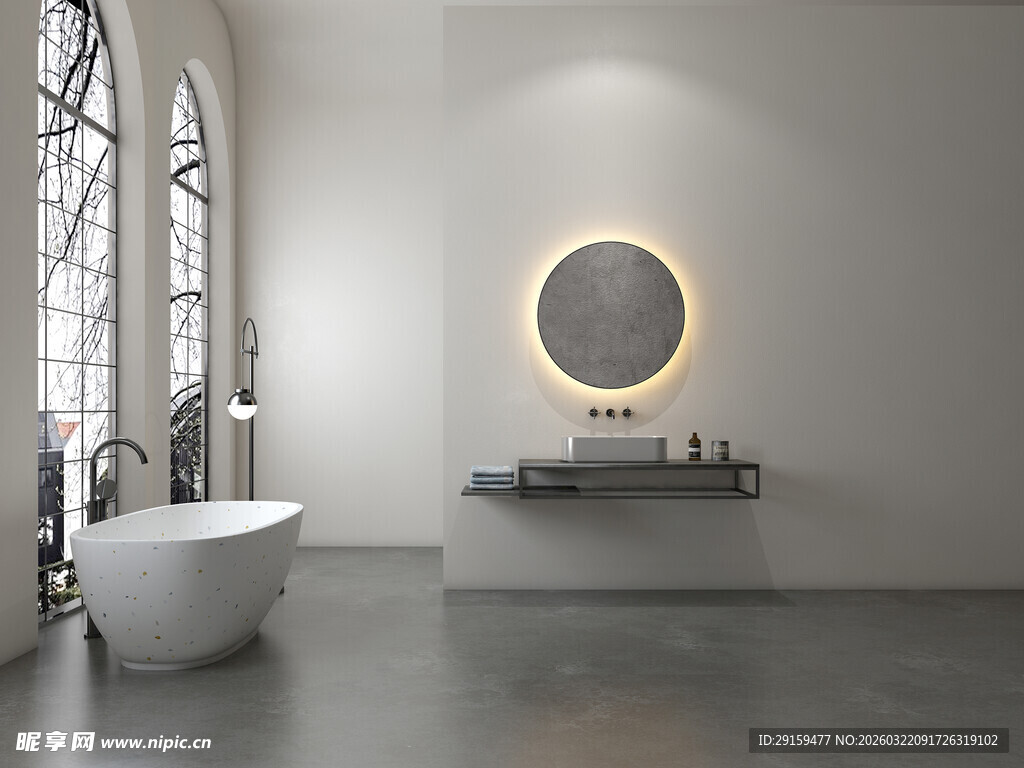 现代简约风浴室设计