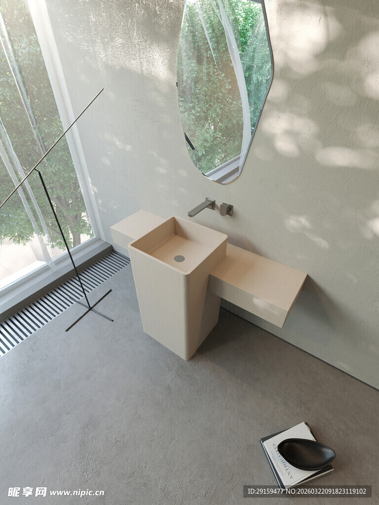 现代简约风洗手台设计