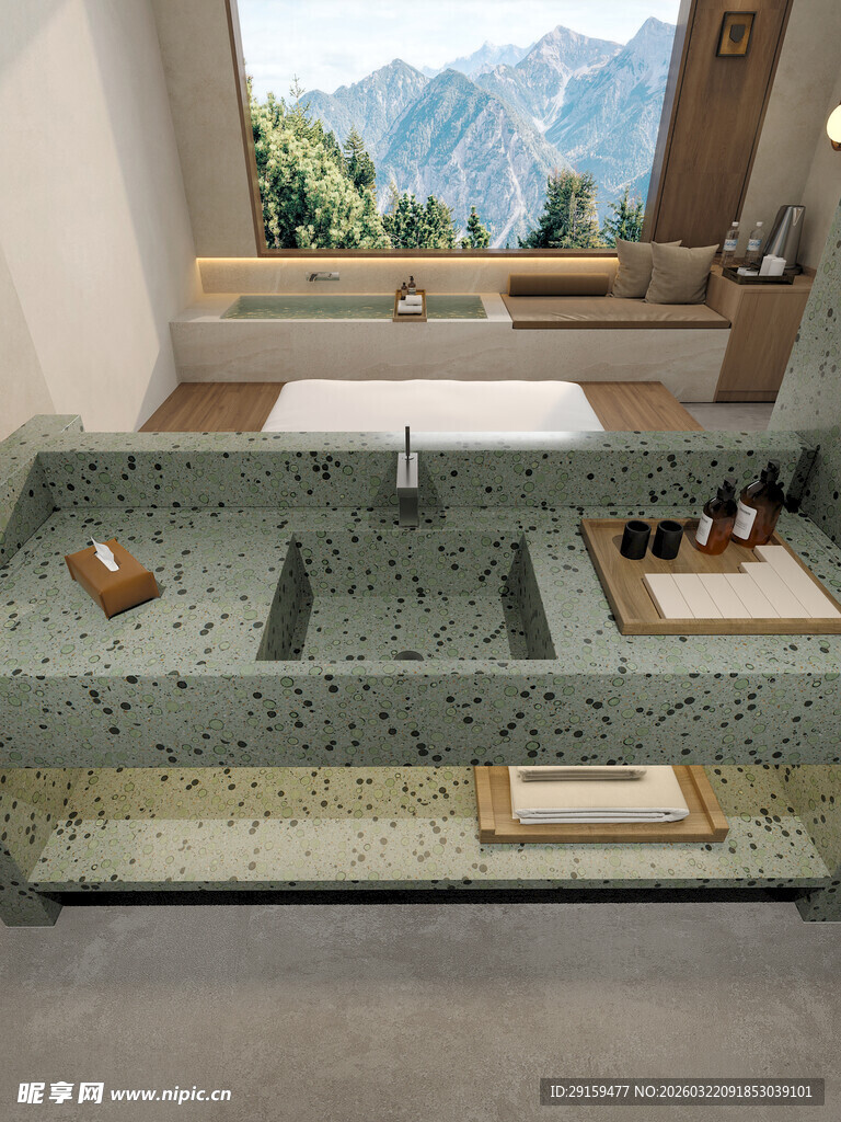 现代风格露台户外休闲空间