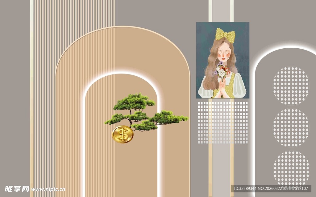 中式禅意室内景观一角