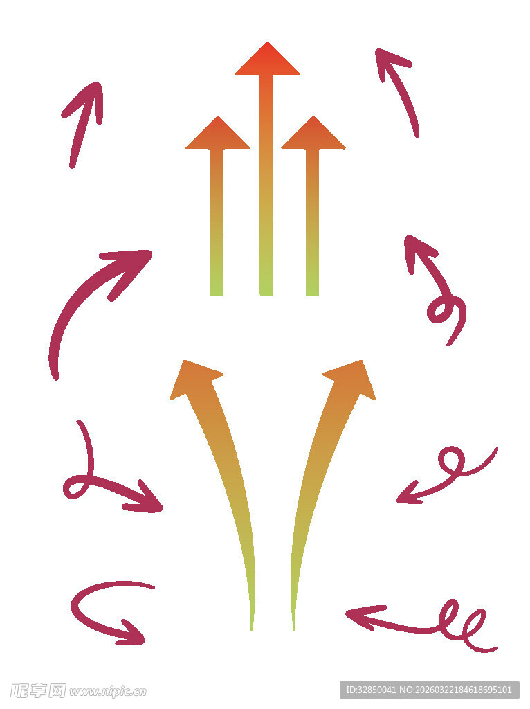 多样箭头设计元素集合