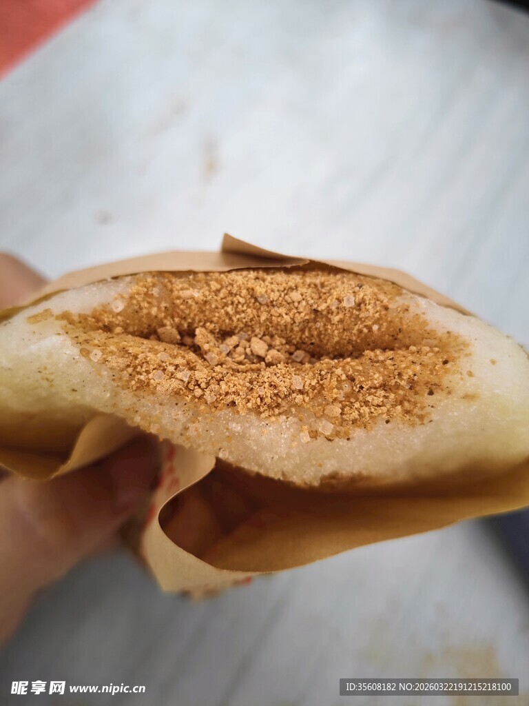 红糖芝麻馅煎饼